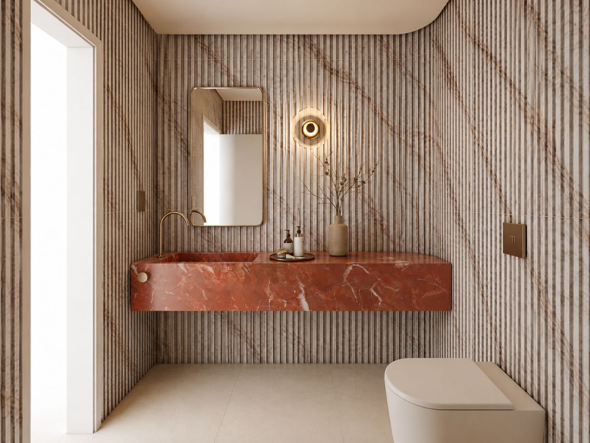 Fluted Natural Stone